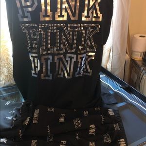 Victoria secret Pink pullover and joggers set